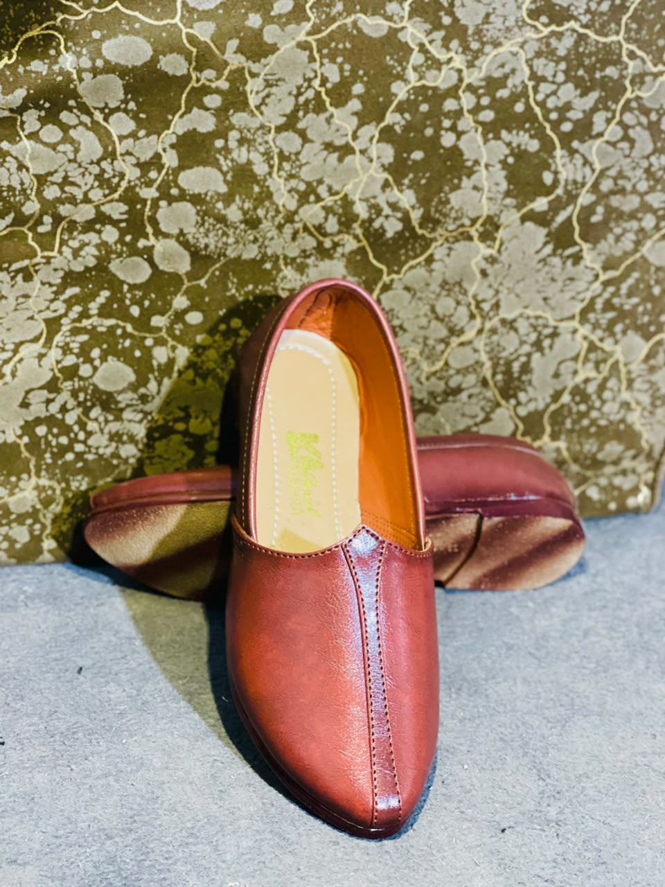 Brand New Premium Men’s Maroon Loafers | Elegant Leather Finish Slip-On Shoes